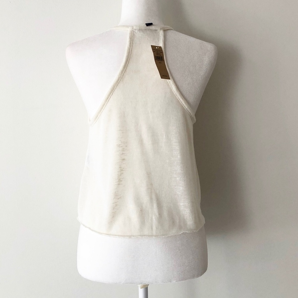 American Eagle | Two-Toned Sheer Lace Crop Top NWT - Picture 4 of 8